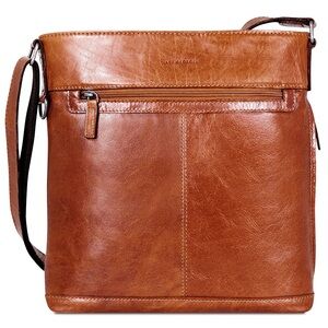 Jack Georges Hand Stained Buffalo Leather Crossbody